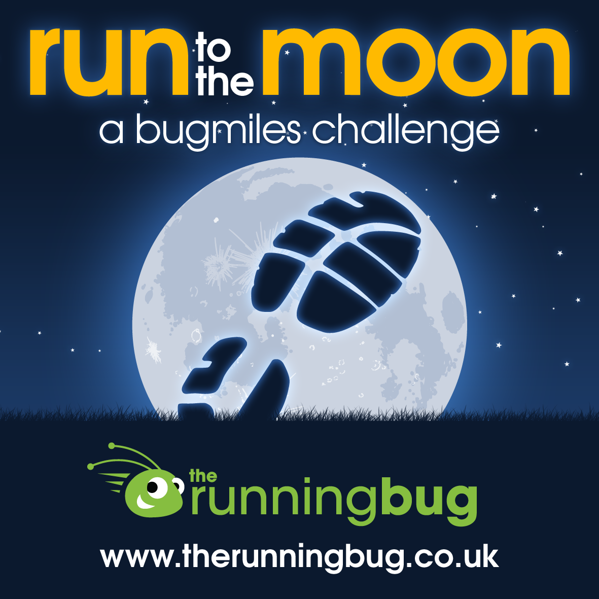 Run to the Moon with the Running Bug