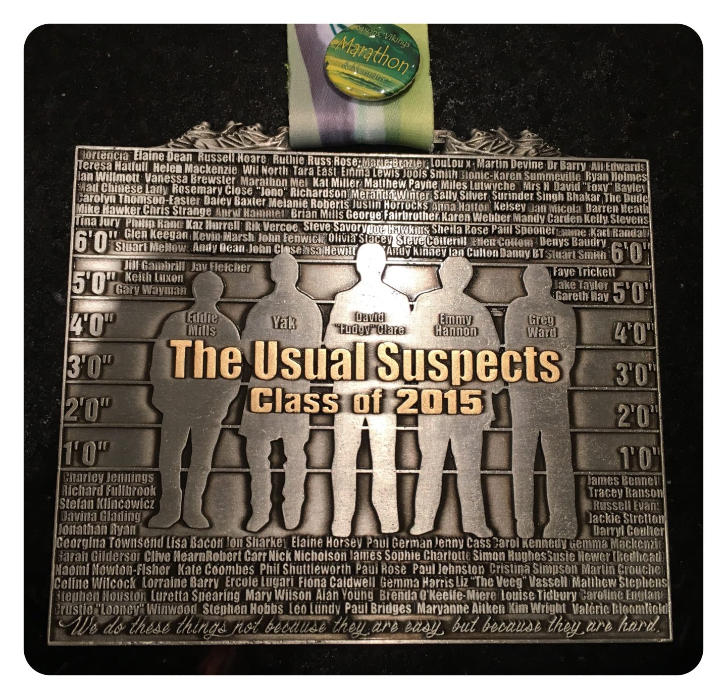 Image the Usual Suspects medal