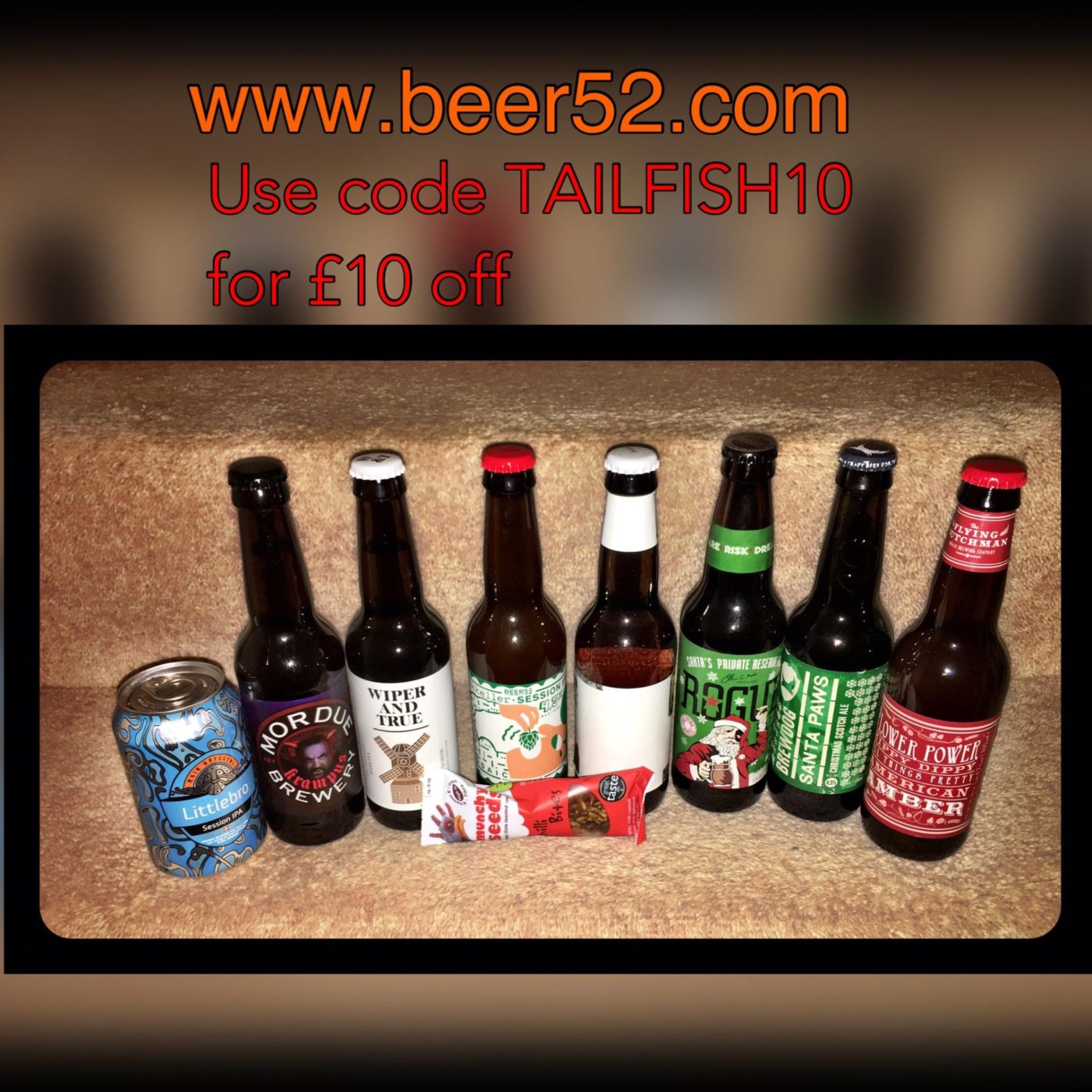 Beer52 - discount code TAILFISH10