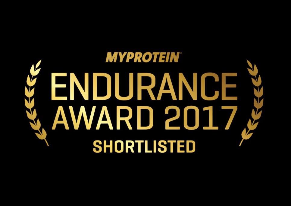 MyProtein Endurance Award 2017 - Shortlisted