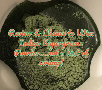 Review & Chance to Win: Indigo Herbs Supergreens Powder….not a hint of swamp!